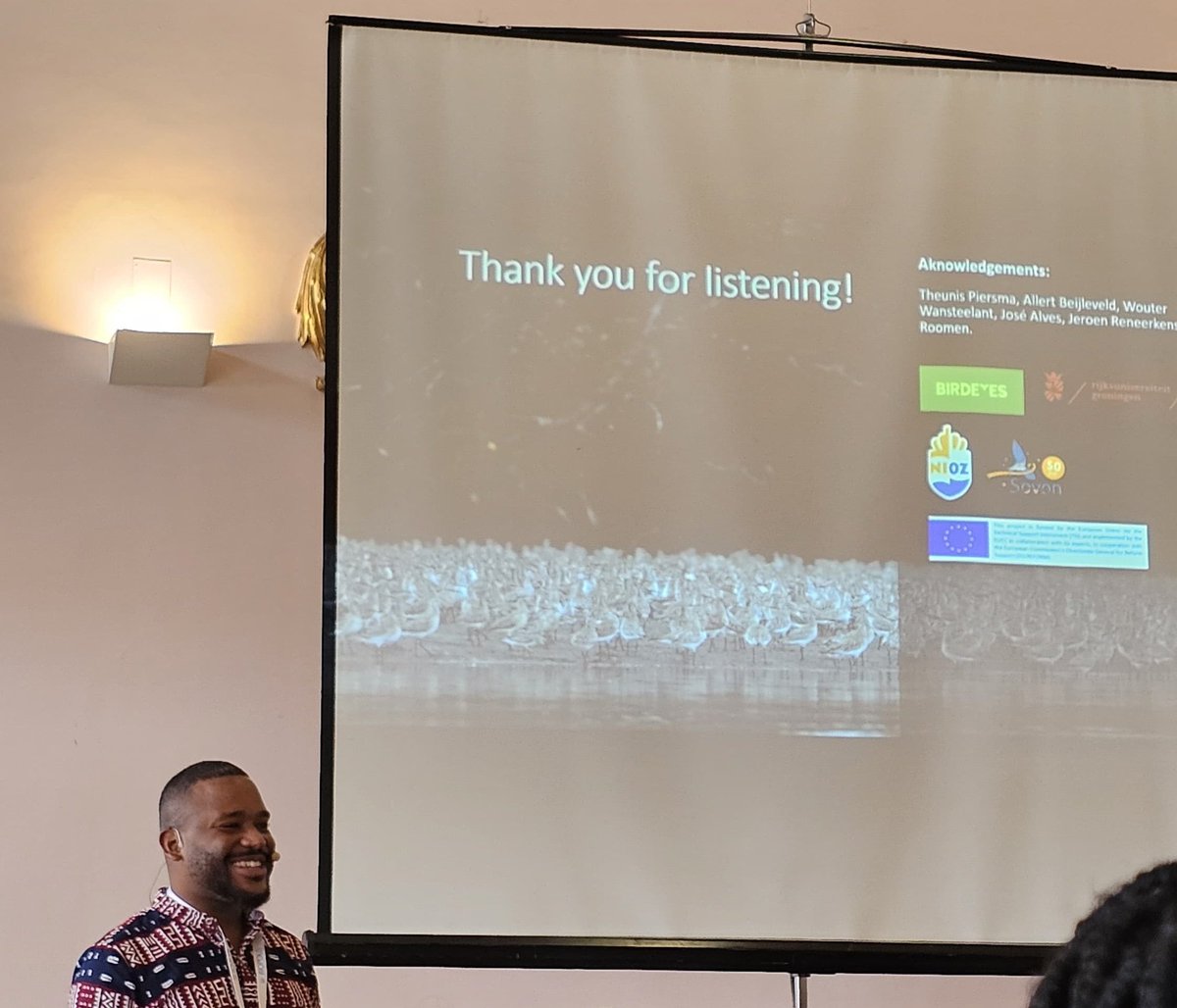 _JoseAAlves_'s tweet image. Presentations at TiBE2024 "Ecol &amp;amp; Cons in the Afrotropics" by @Ana_P_Coelho &amp;amp; @kikas_ramos (2nd best student presentation - 2 months into her PhD) &amp;amp; keynote by @mohamed_henriq, focusing on their #waders &amp;amp; #benthos research in the Bijagós. Congrats!!
#biodiversity #conservation