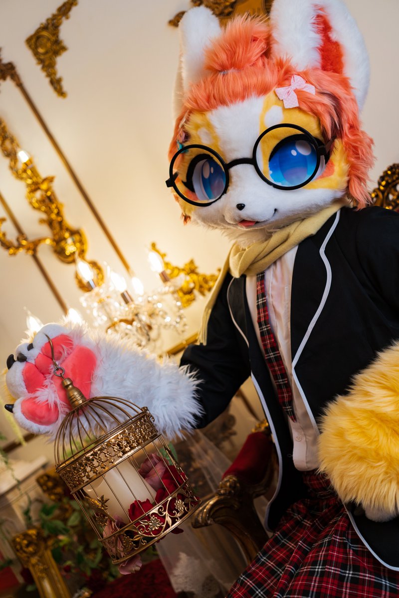 Sion_Fur's tweet photo. 너도 새장에 들어올래? 
#FursuitsFriday https://t.co/JG0mxrc9pA