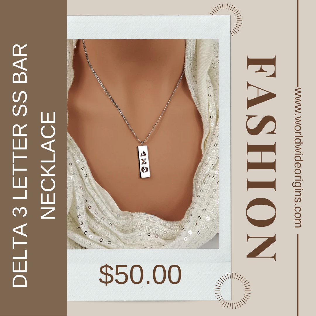 WorldwideOrigi1's tweet photo. This beautiful piece is thoughtfully crafted and designed to shine, making it the perfect addition to your jewelry collection. 💎
📦 Shipping: Available now!

#DeltaStyle #BarNecklace #WorldwideOrigins #ElegantJewelry #ShopNow https://t.co/PtZK0snbXP