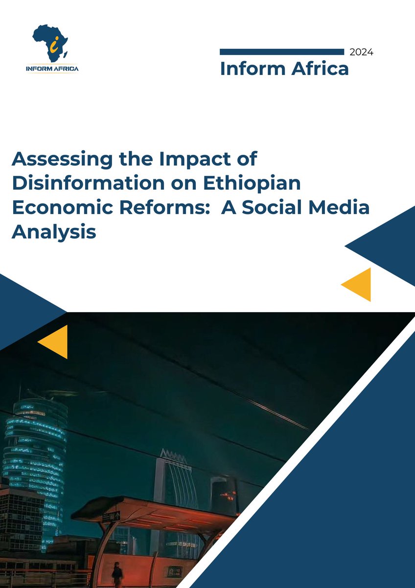 Inform Africa has just released a report on the impact of disinformation on Ethiopia's macroeconomic reforms. Explore how misinformation shapes public discourse and what we can do about it. 📊 Read the full study here: informafrica.net/2024/12/06/inf…  #Ethiopia #disinformation
