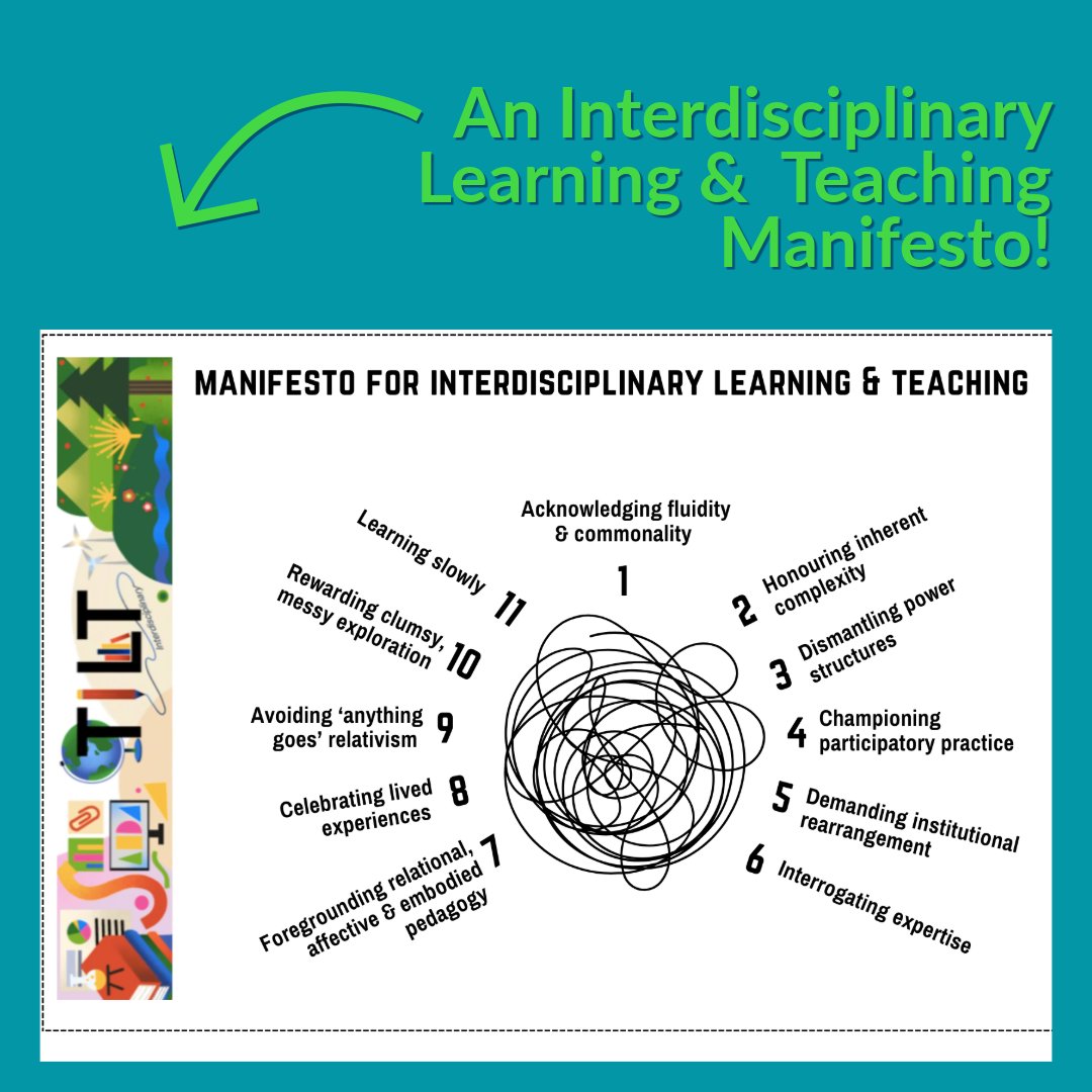 Teaching Matters (@uoe_teaching) on Twitter photo Why write a Learning & Teaching Strategy when you can write a MANIFESTO! <a href="/the_officedog/">Jenny Scoles</a>, Maddie Winter & Clare Cullen share their provocative 11 principles for Interdisciplinary Learning & Teaching- do you agree?? Read more: edin.ac/3VmClfS #interdisciplinarity #manifesto Why write a Learning & Teaching Strategy when you can write a MANIFESTO! <a href="/the_officedog/">Jenny Scoles</a>, Maddie Winter & Clare Cullen share their provocative 11 principles for Interdisciplinary Learning & Teaching- do you agree?? Read more: edin.ac/3VmClfS #interdisciplinarity #manifesto