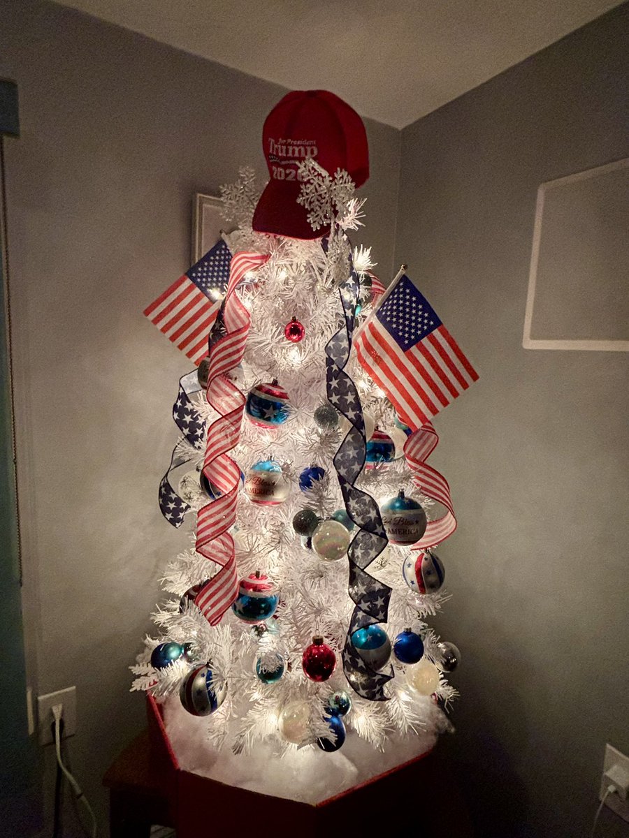 Roximom81's tweet photo. Merry Christmas 🎅🏻🇺🇸♥️
#TrumpTree 🇺🇸🎅🏻🥰♥️ https://t.co/zudRpCHABH