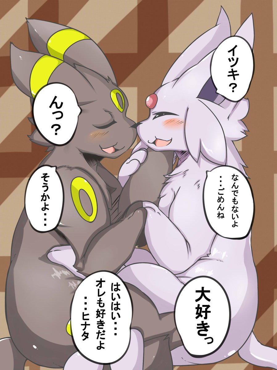 エーフィとブラッキー/載活 