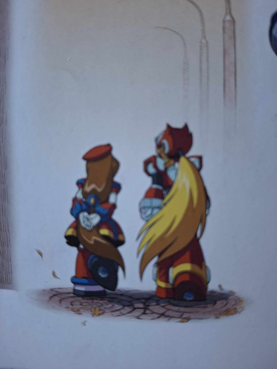 aliammx141158's tweet photo. From MMX complete works.
Left: ZeroxIris offical art by Capcom
Right: Alia, but If you look carefully, also X behind her. LOL even If It's just for confronting their height XD
#megamanx #megamanzero #XAlia #XxAlia #zeroiris #ZeroxIris #Megamanxofficialcompleteworks https://t.co/PWu5m7cKFT