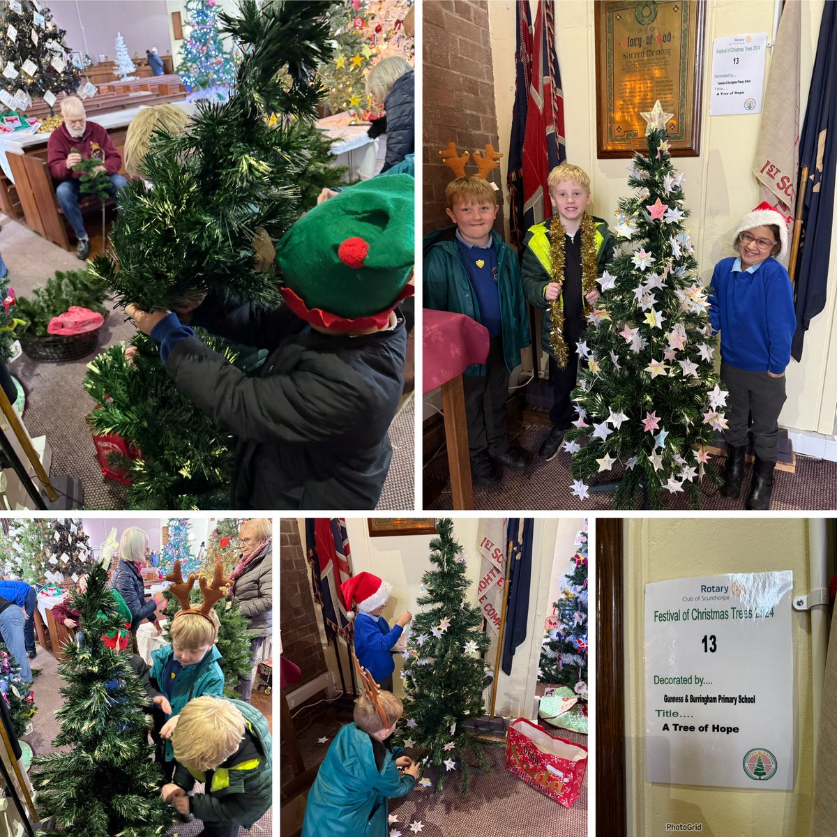 gandbprimary's tweet photo. Our values award winners have helped to set up the tree at the Brumby United church ready for the festival of Christmas trees! 
Our tree of hope looks wonderful, and you can all go and visit it this weekend and next! 🌲 https://t.co/aNxEqZcgcc