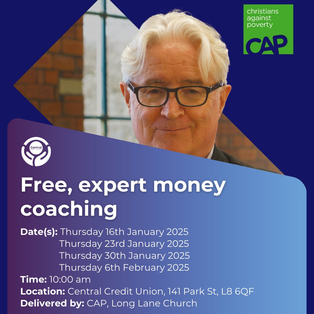 Central Credit Union (@centralcu_) on Twitter photo Start 2025 strong! 💪
Join the <a href="/CAPuk/">Christians Against Poverty (CAP) UK</a> Money Coaching Course at Central Credit Union to:
✔️ Take control of your finances
✔️ Gain confidence
✔️ Meet your financial goals
Sign up👉refresh.capmoney.org/join-course/5c…
#MoneyMatters #CAPMoneyCourse Start 2025 strong! 💪
Join the <a href="/CAPuk/">Christians Against Poverty (CAP) UK</a> Money Coaching Course at Central Credit Union to:
✔️ Take control of your finances
✔️ Gain confidence
✔️ Meet your financial goals
Sign up👉refresh.capmoney.org/join-course/5c…
#MoneyMatters #CAPMoneyCourse