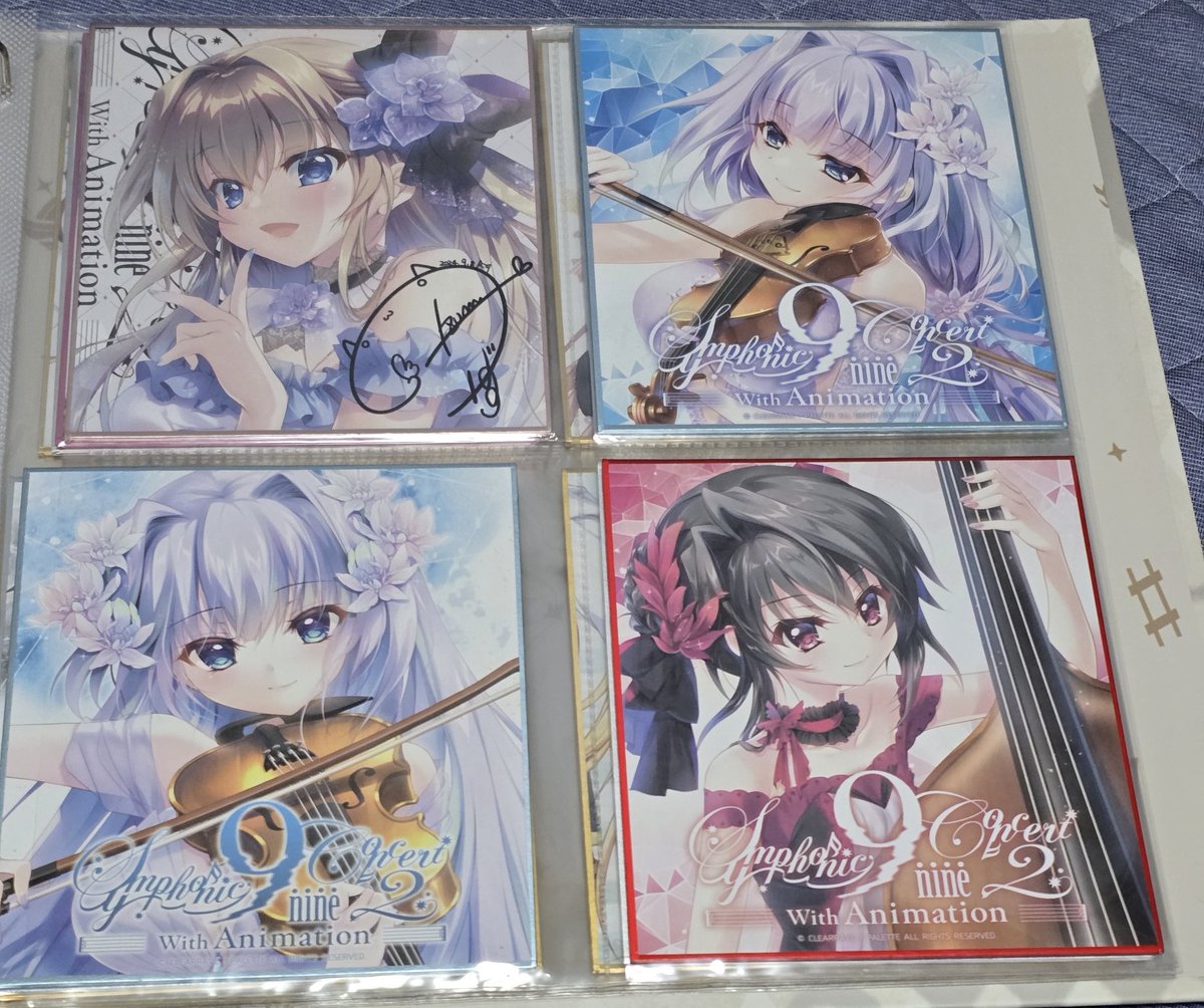mashiro_hiyorin's tweet photo. コンサートのグッズ届いてた‼️
色紙は推しが1枚も引けないっていうね...
都と天が欲しかった😢
#9SC2 https://t.co/CewFvq5IFx