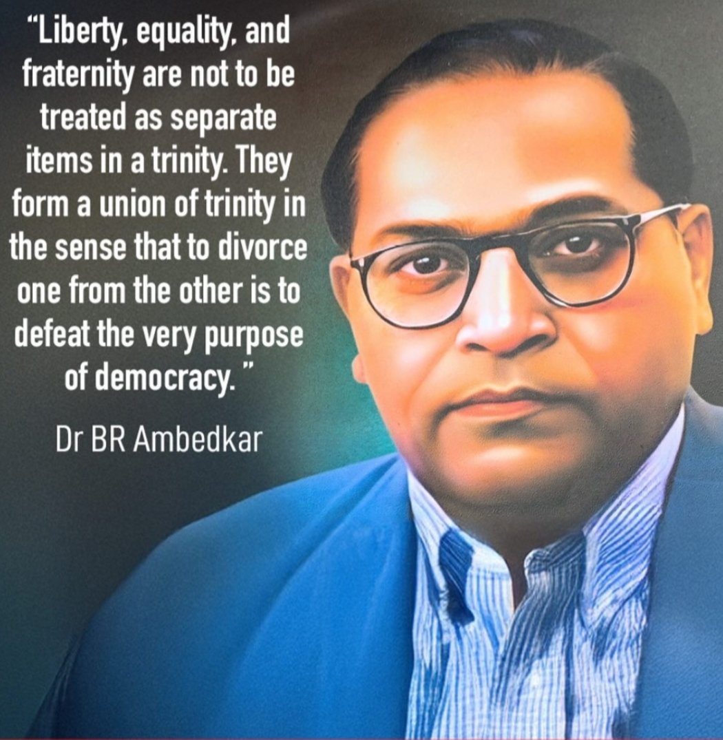 kedarsaw's tweet photo. "मी जेवढी गरीबी अनुभवली असेल तेवढी गरीबी देशातील कोणत्याच नेत्याने अनुभवली नसेल,मी गरीब असुनही कधी माझा स्वाभिमान कमी होवु दिला नाही.पैशासाठी ,पदासाठी कधी विकलो गेलो नाही हेच ध्येय प्रत्येकाने डोळयासमोर ठेवुन आपल्या माणसांसाठी कार्य करत रहावे."
                   - डाॅ. आंबेडकर https://t.co/daOeKCKQ7F