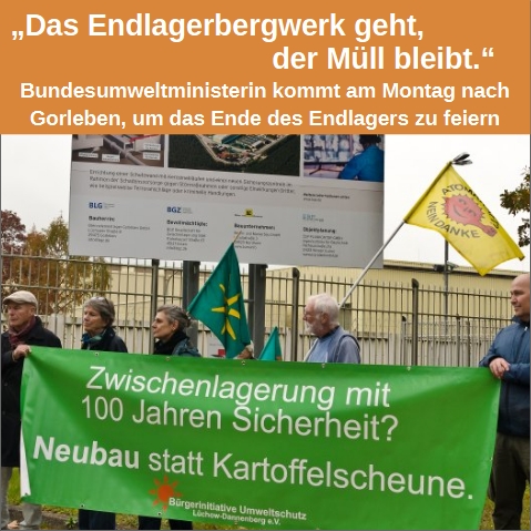gorleben's tweet image. Rückbau in #Gorleben – @SteffiLemke : „Wichtiges Signal für die Menschen“ – BI @gorleben fordert robuste Zwischenlagerung - bi-luechow-dannenberg.de/2024/12/06/rue… #atommüll #endlagersuche