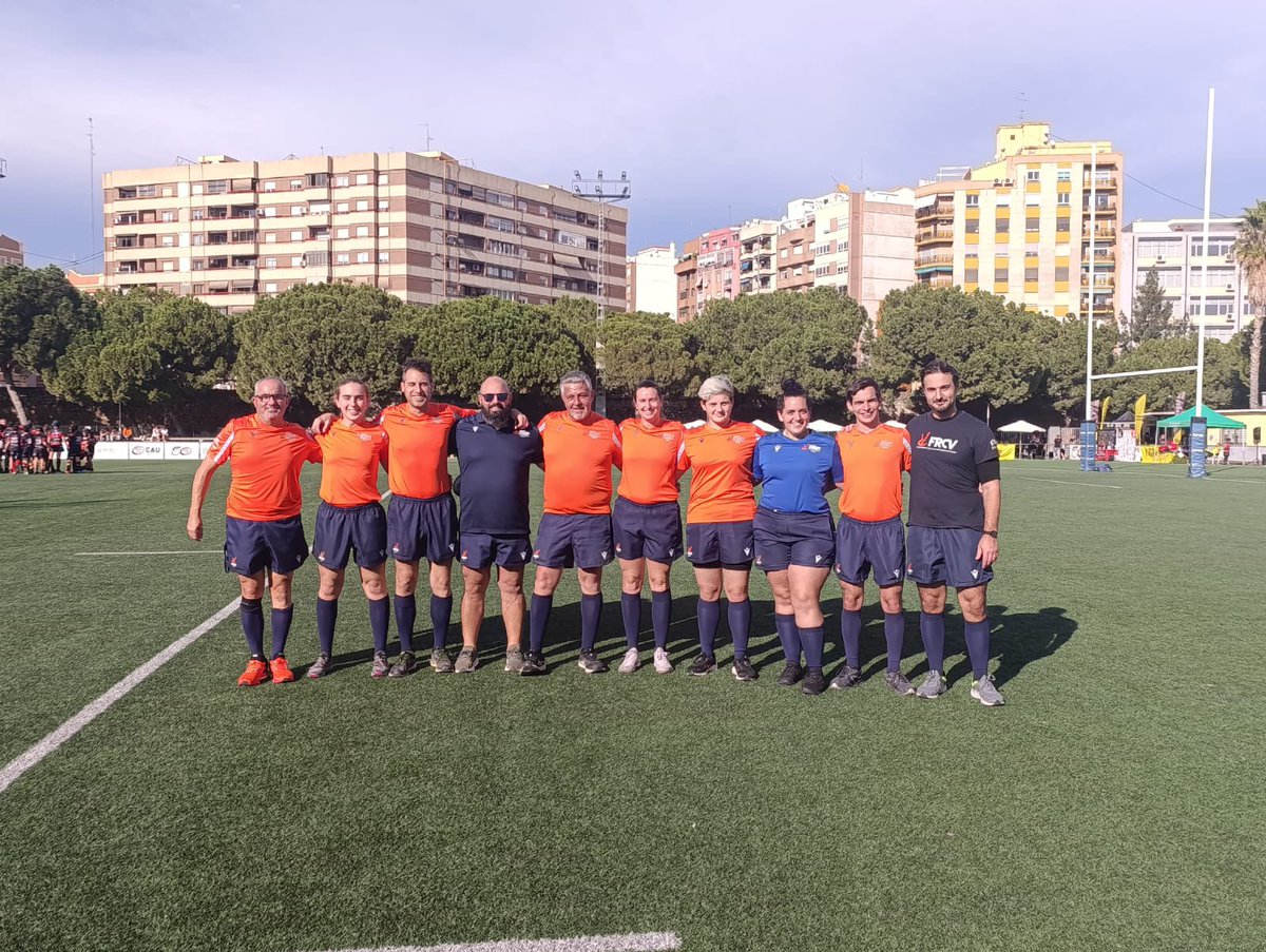 Nuestros árbitros en el Torneo Melé s6, s8 y s10 disputado el Río y órganizado por el <a href="/CaurugbyVLC/">Cau Rugby Valencia</a>  <a href="/ArbRugCV/">Árbitros Rugby C.V.</a>