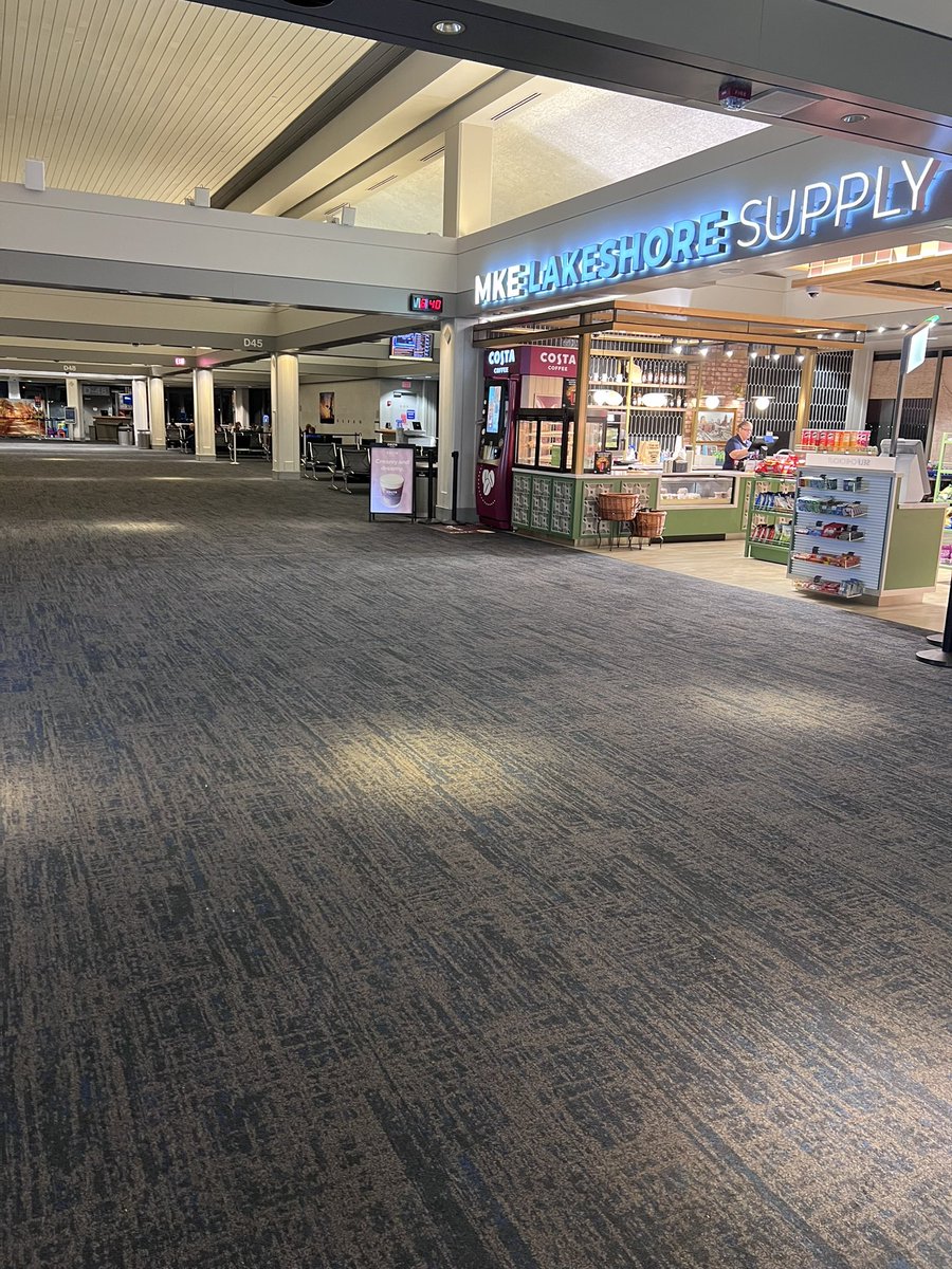 Vince Vitrano (@vincevitrano) on Twitter photo So much respect for airport workers of all disciplines, especially food and shop. You could do those jobs anywhere, without added hassle of being at the airport. Long walk to your spot, security, etc. Big thanks to all of you who do this, especially here at <a href="/MitchellAirport/">MKE - Milwaukee Airport</a> So much respect for airport workers of all disciplines, especially food and shop. You could do those jobs anywhere, without added hassle of being at the airport. Long walk to your spot, security, etc. Big thanks to all of you who do this, especially here at <a href="/MitchellAirport/">MKE - Milwaukee Airport</a>