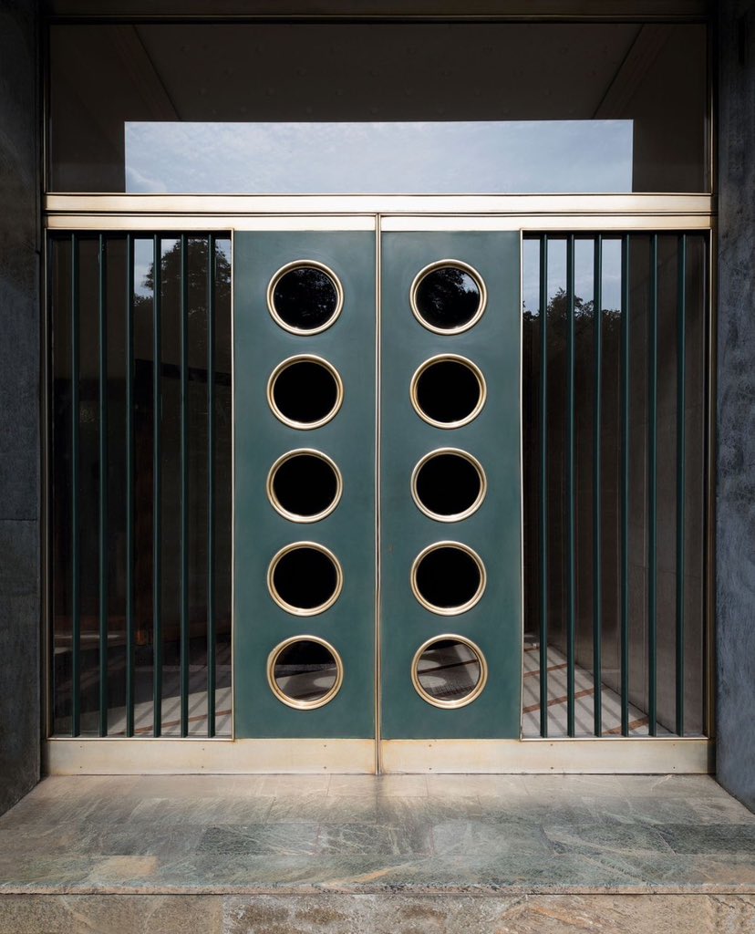 Big fan of doors with geometric designs