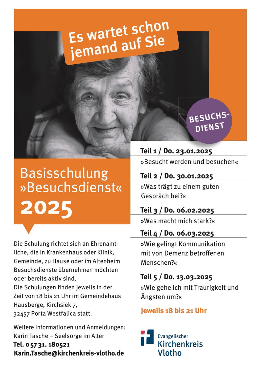 EKVlotho's tweet photo. 13 neue #Ehrenamtliche starten in die Besuchsdienste bei uns im Kirchenkreis. Sie alle haben erfolgreich die Basisschulung #Besuchsdienst im Gemeindehaus Eidinghausen abgeschlossen und können jetzt die Besuchsdienste in den Krankenhäusern, Kurkliniken und Gemeinden unterstützen. https://t.co/INr0CDOaHP