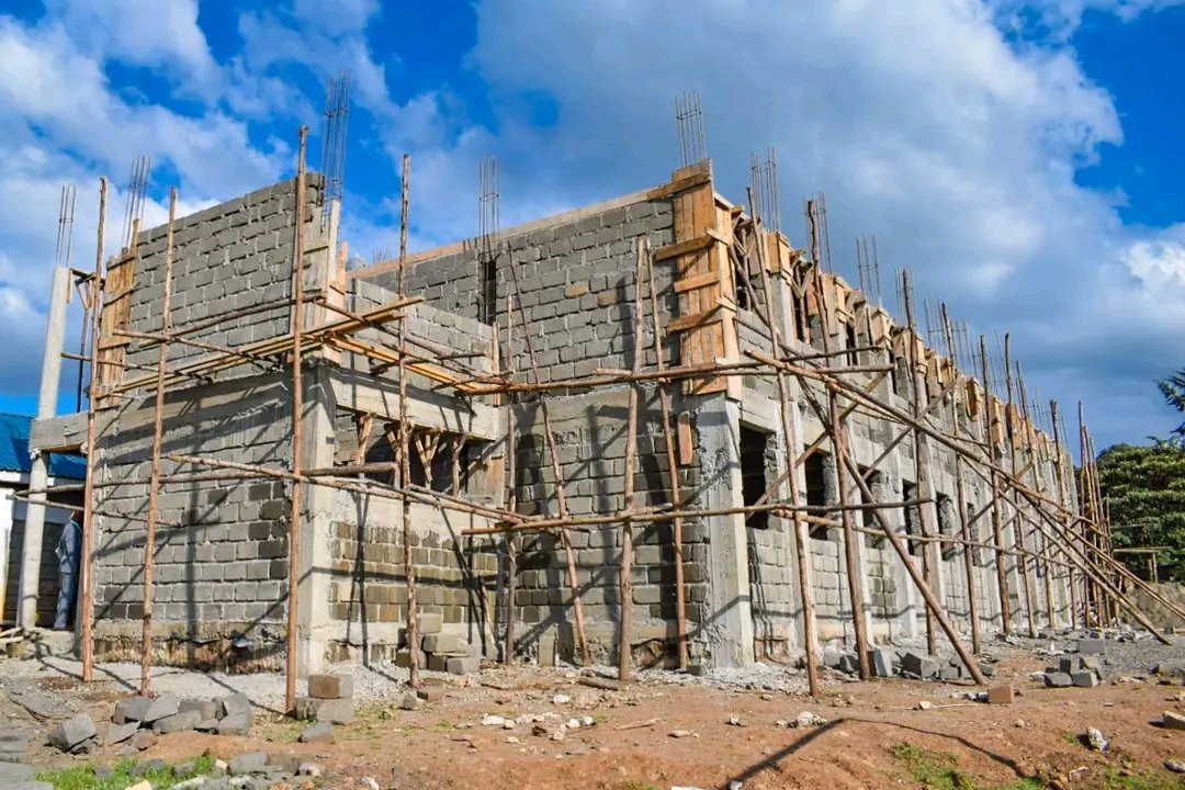 Ongoing construction of 9 classrooms at St Lwanga primary school in Bahati ward. The project is fully funded by Bahati <a href="/NGCDF_Kenya/">NG-CDF</a>