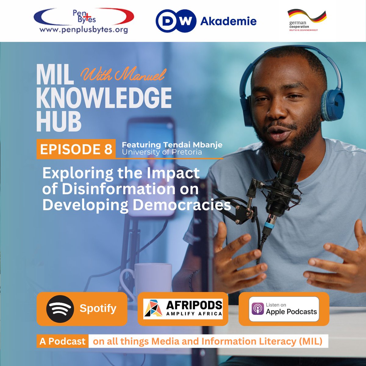 Less than 24hrs to the Dec 7 polls! Host Manuel &amp; election expert Tendai Mbanje unpack disinformation's impact on democracies like Ghana. 
Listen here:
Spotify:bit.ly/3VscNhk
Afripods: bit.ly/4f6AUJx
Apple: bit.ly/3OGAYof
#MILKnowledgeHub #Penplusbytes