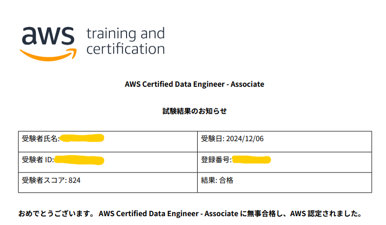 rockyx0609's tweet image. AWS DEAも受かりました！
あと３個！
#AWS認定