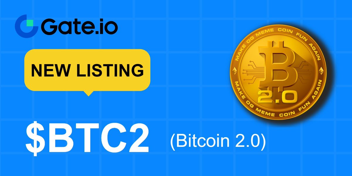 GM holder BTC2.0  >> This is exactly what we need!!  #BTC2 #Gateio 👁️‍🌊
mexc.com/exchange/BTC2_…