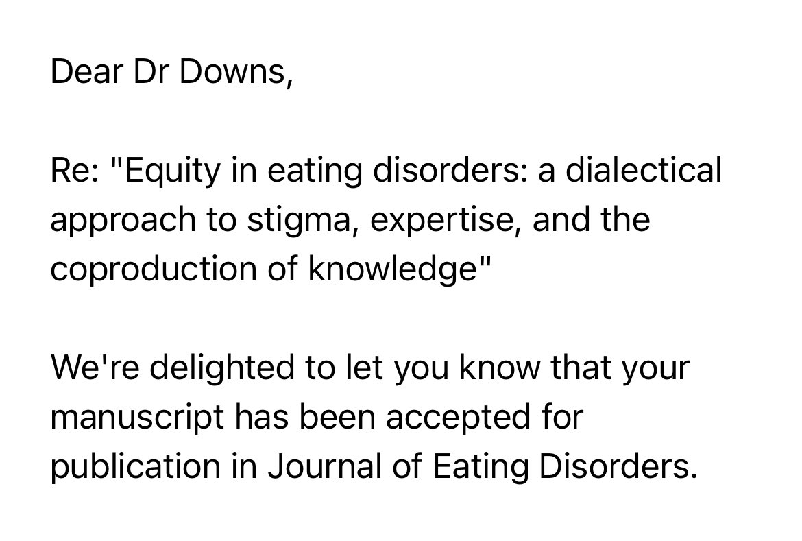 Good news for a Friday 👏🏼

With some amazing coauthors this paper goes from the stigmata of Christ to contemporary issues of epistemic justice in mental health research via Hegel, Hildegard and hermeneutics - all of the faves 😂 

Watch this space - will share!

(also I’m no Dr!)