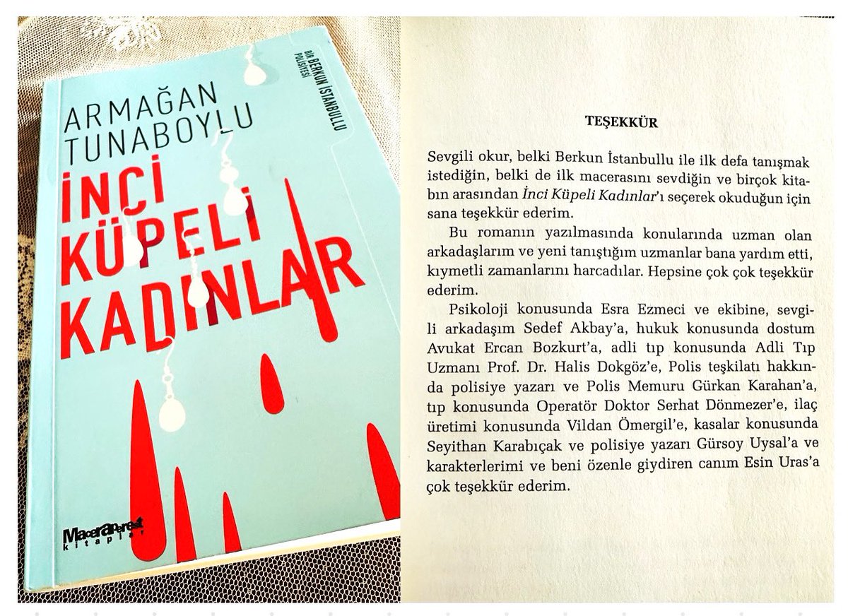 Polisiyenin güçlü kalemi sevgili dostum Armağan Tunaboylu’nun yeni kitabı “İnci Küpeli Kadınlar” Maceraperest Kitaplardan raflardaki yerini aldı. Kitabın yazılmasında minik de olsa katkım olduğu için mutluyum. Polisiye severlere şiddetle öneriyorum…
