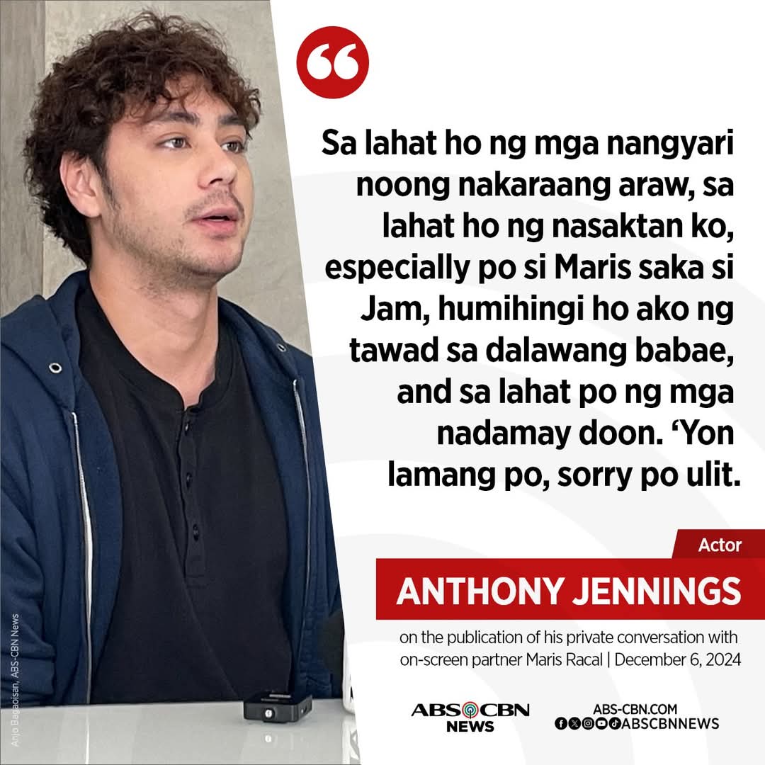 Watching #AnthonyJennings x #MarisRacal apology video makes me think of one thing, ABS/Star magic knows who they will save and throw under the bus and that's who brings most to the table.