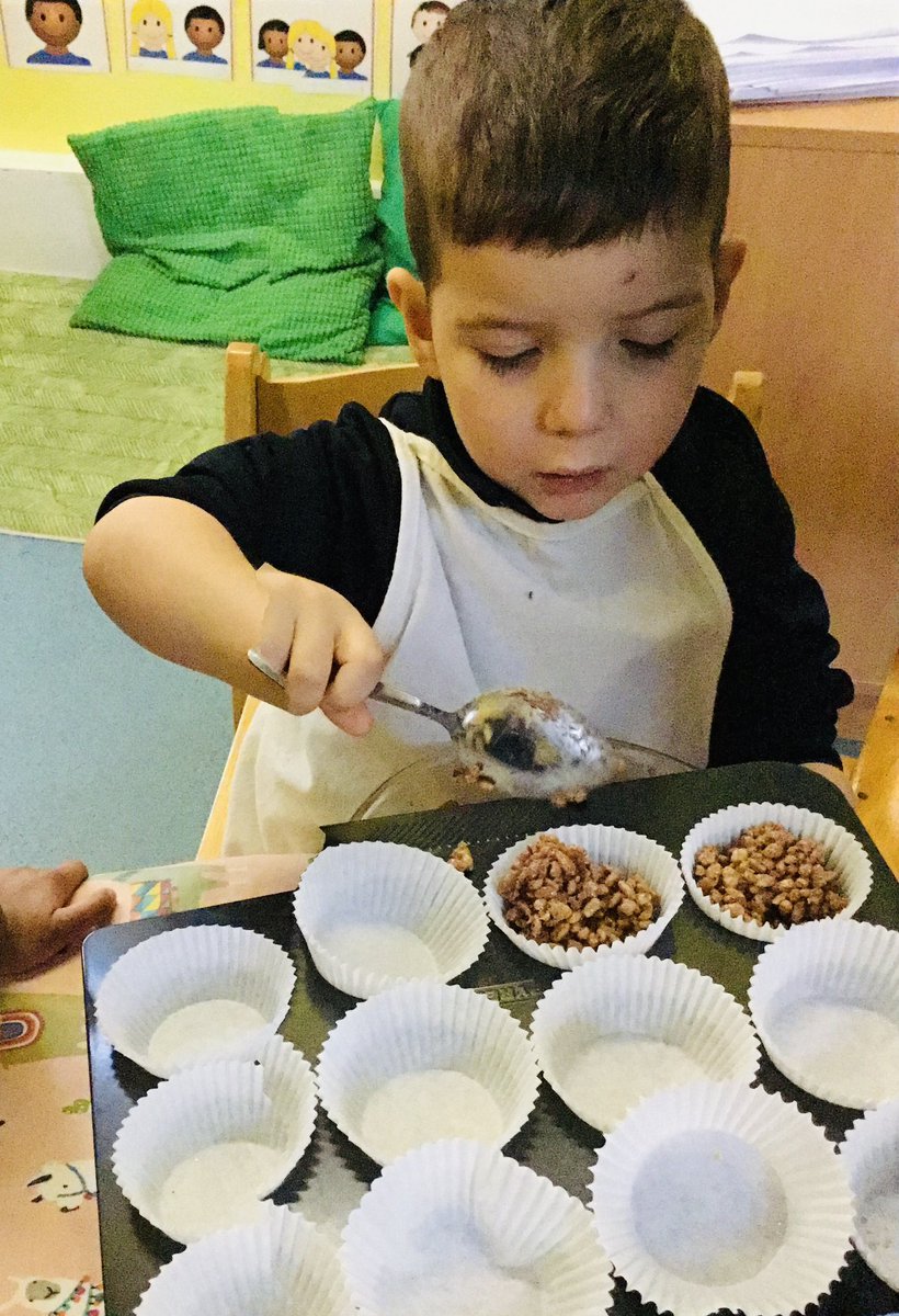 #SJCNursery
Christmas cooking in nursery this morning.
Delicious chocolate puddings.