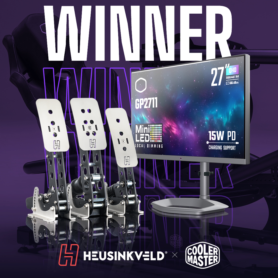 🚨 The winner has been drawn! 🚨

We are thrilled to congratulate the winner of the joint Sim Racing Bundle giveaway competition together with <a href="/HeusinkveldEng/">Heusinkveld</a> !

🎉 Congratulations to Mickael! Make sure to check your inbox 🥳