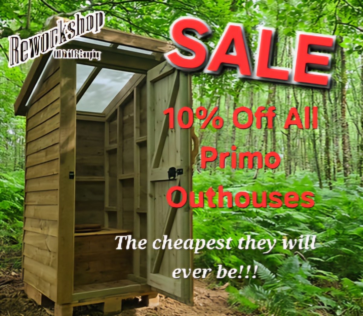 💥THIS WEEKEND ONLY Don't soonze on this deal💥

With a planned price increase in January (Sorry 😭)
This genuinely is the cheapest our Primo Outhouses will ever be. So, if you're on the fence, don't hesitate. Payment plans are also available.

reworkshopwales.co.uk
