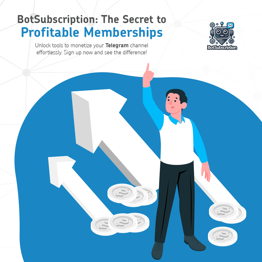 TelegramBotSub's tweet image. BotSubscription is the secret to profitable memberships!
💡 Start monetizing your channel today and take your community to the next level!
botsubscription.com 
#botsubscription #membershipsolutions #techforcreators