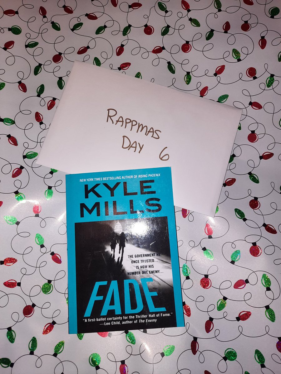 Rappmas Day 6

Today's giveaway is a copy of #Fade by <a href="/KyleMillsAuthor/">Kyle Mills</a> !!!

This will give you some good preparation for Fade's resurrection, #FadeIn coming 6-24-25!!!!!!

To enter: simply RETWEET this tweet.

#HappyRappmas