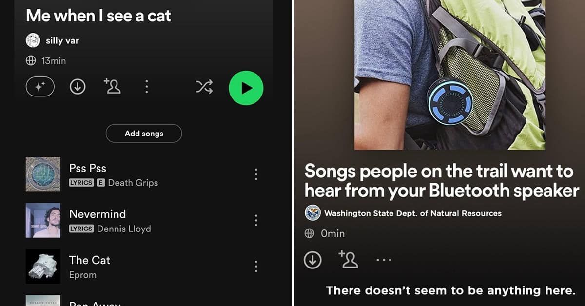 32 Hilariously Weird Spotify Playlists Way More Entertaining Than Your Friends’ Spotify Wrapped  👉 pleated-jeans.com/2024/12/06/wei…