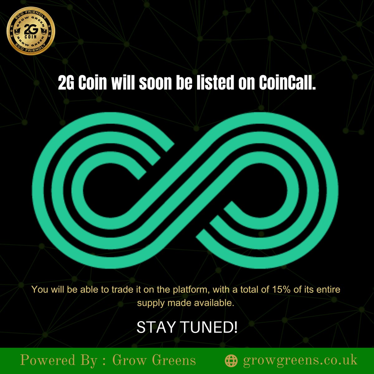 2gCoin's tweet photo. π Exciting news! π 2G Coin is all set to list on CoinCall Exchange! π Stay tuned for more updates! #2GCoin #Binance #CryptoCommunity https://t.co/sCMOlKWGkq