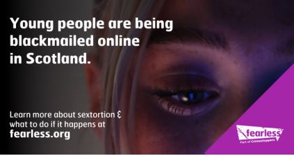 Young people are being blackmailed online in Scotland.

Officers have been working with schools across Renfrewshire and Inverclyde, to raise awareness about this developing threat.

Learn more:  orlo.uk/t5Kd2 

so that if it happens to you, you’ll know what to do.