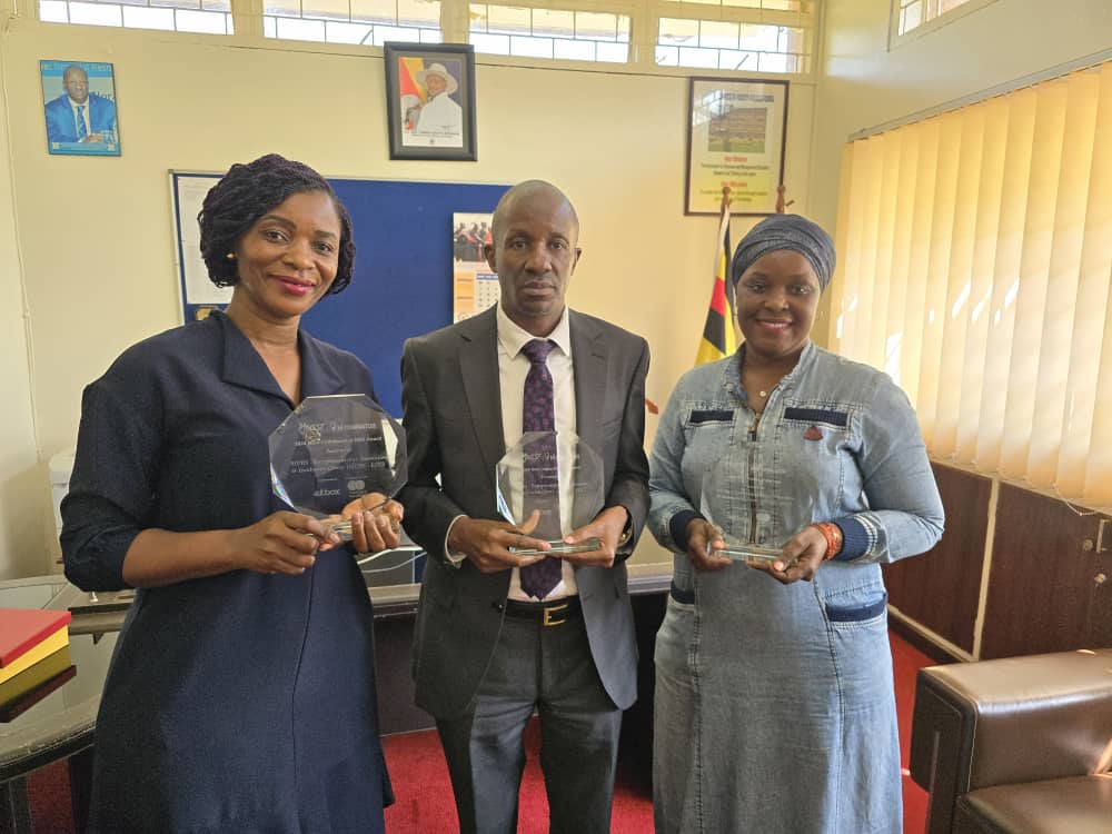MUBS Ent'ship Innovation & Incubation Centre (@mubs_entreship) on Twitter photo Following yesterday's remarkable achievement, Manager <a href="/karemmie/">Remmie Kirunda Namutangula Karaare</a> (right), accompanied by The #MUBSEIIC Director Dr. <a href="/DianaNtamu/">Diana Nandagire Ntamu</a> (left), officially presented the three awards to the Principal of <a href="/OfficialMubs/">Makerere University Business School</a> (MUBS), <a href="/ProfMuhwezi/">Moses Muhwezi</a>, celebrating this milestone success. Following yesterday's remarkable achievement, Manager <a href="/karemmie/">Remmie Kirunda Namutangula Karaare</a> (right), accompanied by The #MUBSEIIC Director Dr. <a href="/DianaNtamu/">Diana Nandagire Ntamu</a> (left), officially presented the three awards to the Principal of <a href="/OfficialMubs/">Makerere University Business School</a> (MUBS), <a href="/ProfMuhwezi/">Moses Muhwezi</a>, celebrating this milestone success.