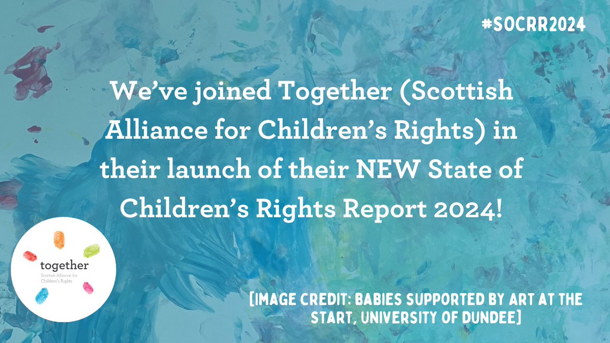 Aberlour Children's Charity (@aberlourcct) on Twitter photo We're delighted to have supported our children & young people to share their stories & experiences to be included in <a href="/together_sacr/">Together ๐งก</a> new State of Childrenโs Rights Report! ๐๐togetherscotland.org.uk/news-and-eventโฆ #SOCRR2024 #UNCRCScotland We're delighted to have supported our children & young people to share their stories & experiences to be included in <a href="/together_sacr/">Together ๐งก</a> new State of Childrenโs Rights Report! ๐๐togetherscotland.org.uk/news-and-eventโฆ #SOCRR2024 #UNCRCScotland