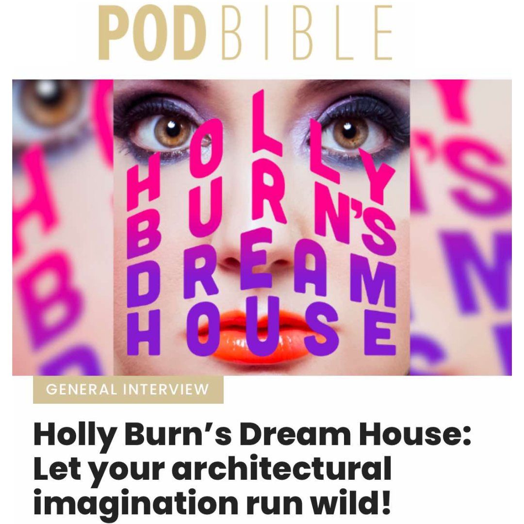 Pod Bible (@podbible) on Twitter photo INTERVIEW // Holly Burnās Dream House
Holly Burnās Dream House is a new weekly podcast where comedian and actor <a href="/HollyBurnComedy/">Holly Burn</a> asks famous guests to tell her all about their fantasy homes. We caught up with Holly to find out moreā¦
READ NOW: podbiblemag.com/holly-burns-dr⦠INTERVIEW // Holly Burnās Dream House
Holly Burnās Dream House is a new weekly podcast where comedian and actor <a href="/HollyBurnComedy/">Holly Burn</a> asks famous guests to tell her all about their fantasy homes. We caught up with Holly to find out moreā¦
READ NOW: podbiblemag.com/holly-burns-drā¦