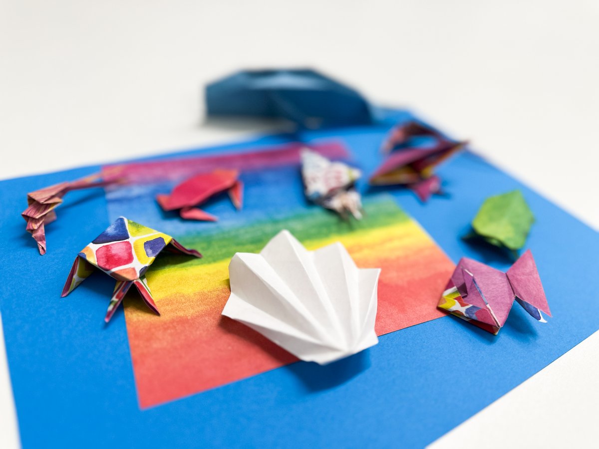 Create your own folds to take home and learn about the many marine animals that can be found amongst coral reefs. Find out more and join us and Lizzie Burns on 14 December: ucl.ac.uk/museums-collec…