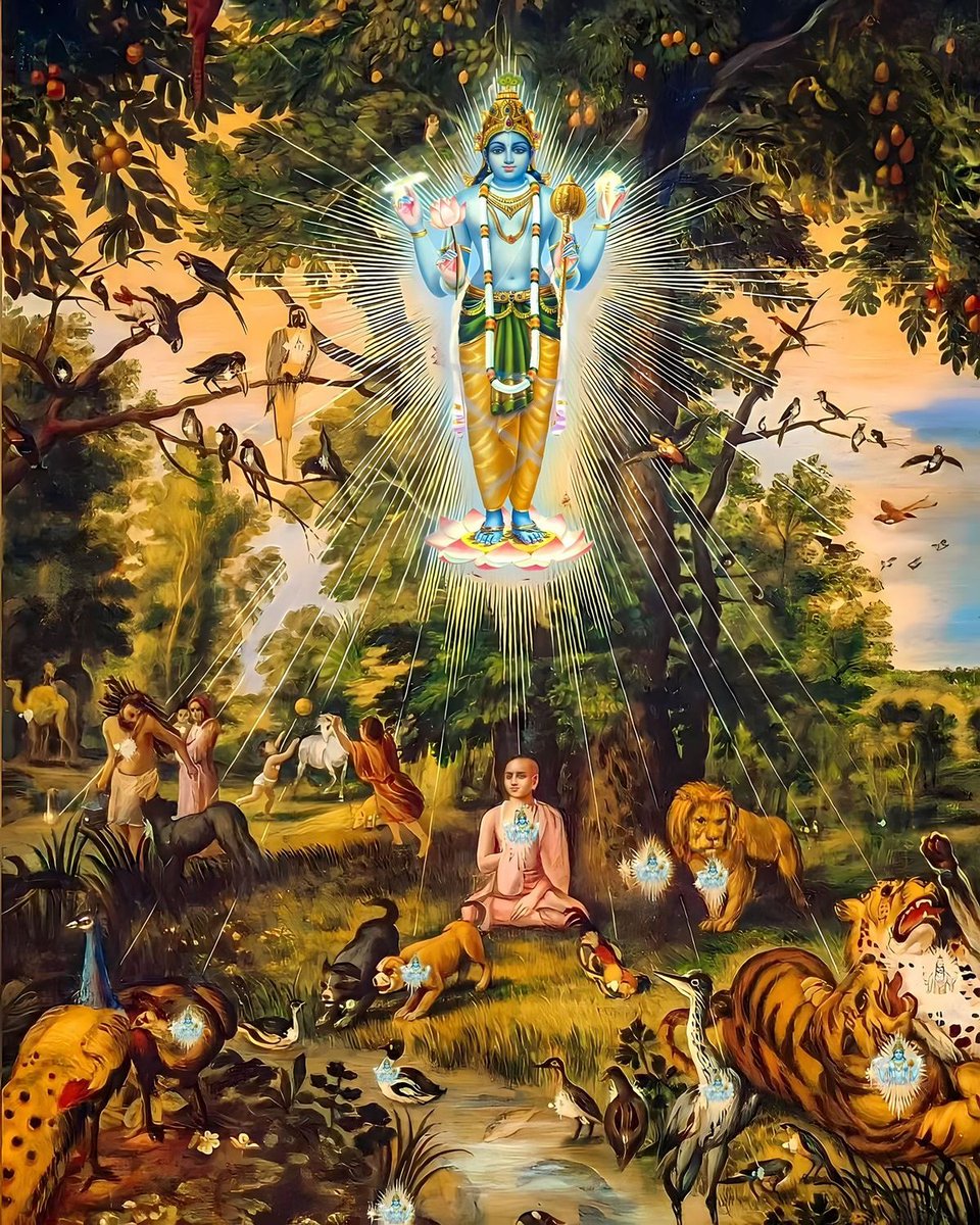 VoicePrabhupada's tweet photo. Now, because there is no difference between energies, just like heat and light cannot be separated from fire, we cannot say that only heat is coming but fire is not there. No. Or, we cannot say that fire is there but heat is not there. That is also not possible. https://t.co/6aOF4wI72B