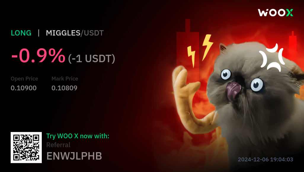 MusfikaJannat2's tweet photo. @MrMigglesOnBase is a very potential project on @base ecosystem.
$MIGGLES trading now available on both spot and perps on @_WOO_X .
I'm so excited to trade on #WooX https://t.co/QHOr0eVRHF