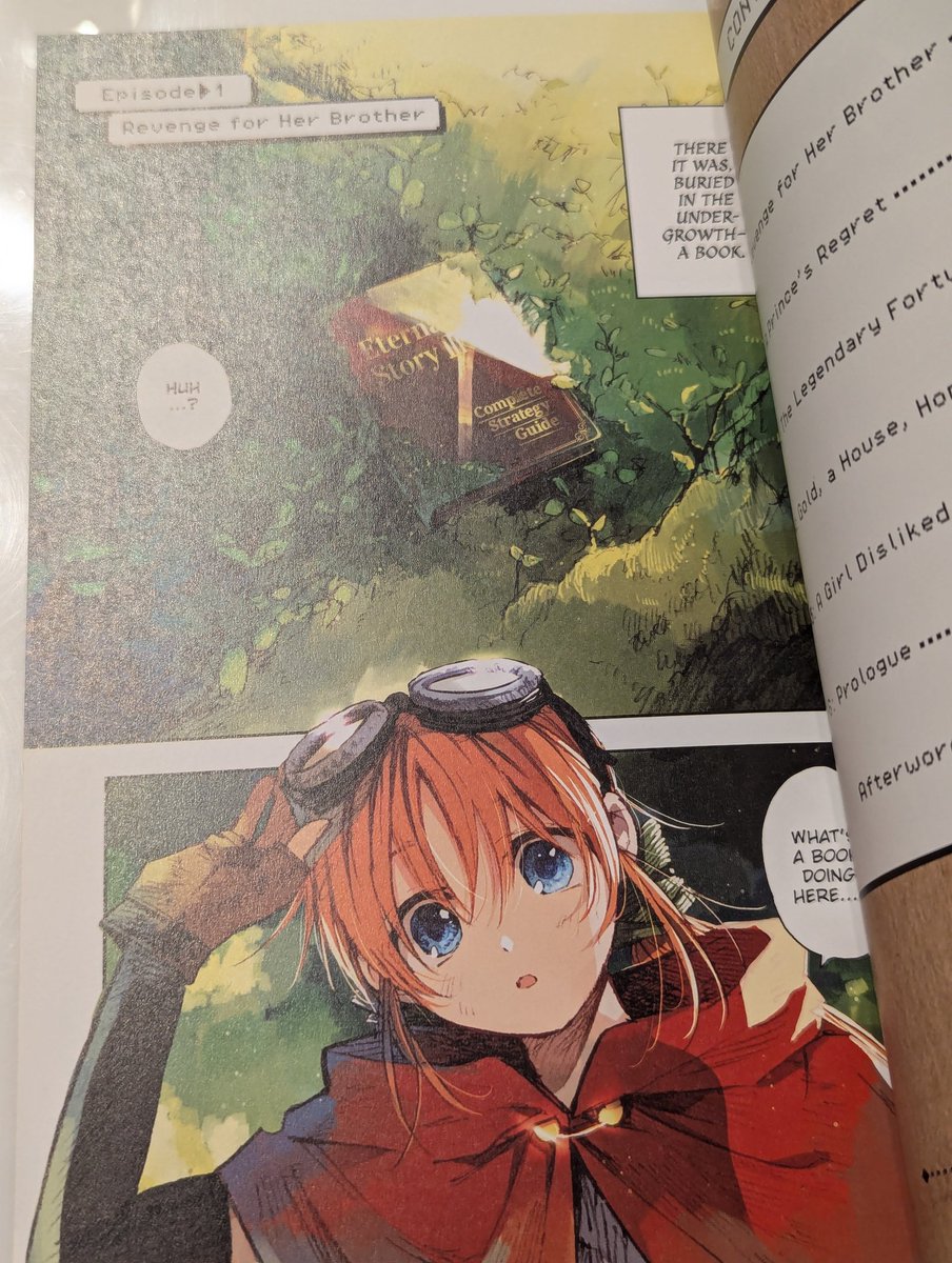 「この世界の攻略本を拾ってしまいました」の英語版もらった〜!!!攻略本の内容まで翻訳してあるからすごい!!🥳🥳英語圏の方はチェックしてみてください!👍 
