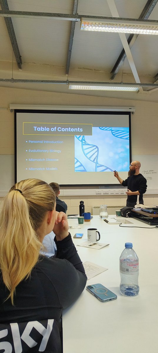 krisjocher's tweet photo. Welcome Mark! Fresh in the door but hit the ground running with his work so far relating to mismatch diseases... Best of luck https://t.co/2cy0cBeWvq