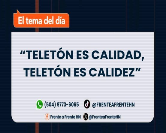 #FrenteaFrente 🔴¿Qué significa para ti la Teletón y cómo crees que, como hondureños, podemos seguir transformando vidas juntos?