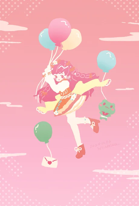 #み絵る バルーンペースで上昇中 