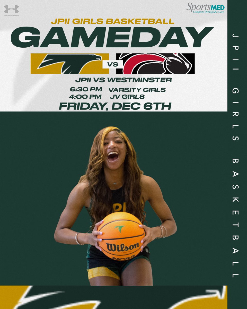 GAMEDAY!!! Jersey Night Theme! Come out and support your Falcons! 

🆚 Westminster
🏟️ JPII
⏰ Varsity 6:30 PM, JV 4 PM