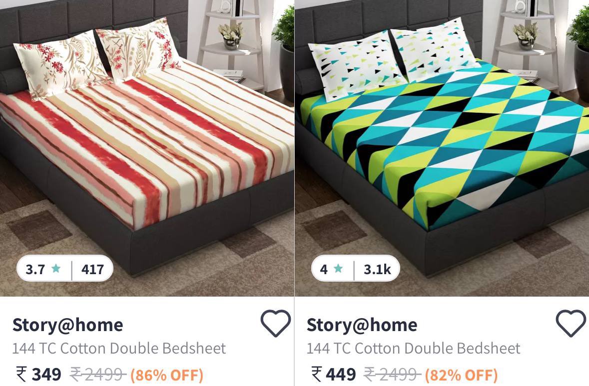 Tech_glareOffl's tweet image. Myntra : Upto 86% Off On Double Bedsheet

myntr.it/wk98P49