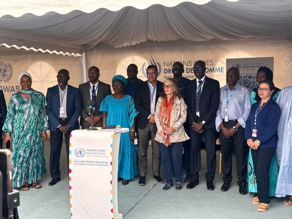 WFPMauritaniaCD's tweet image. Merci à tous ceux qui sont venus nous retrouver au stand WFP lors de la #JournéePortesOuvertes @ONUMauritanie Ce fut un plaisir de rencontrer des jeunes passionnés et déterminées à contribuer à la lutte contre la faim en Mauritanie🇲🇷💪 On espère vous retrouver bientôt! #JPO2024