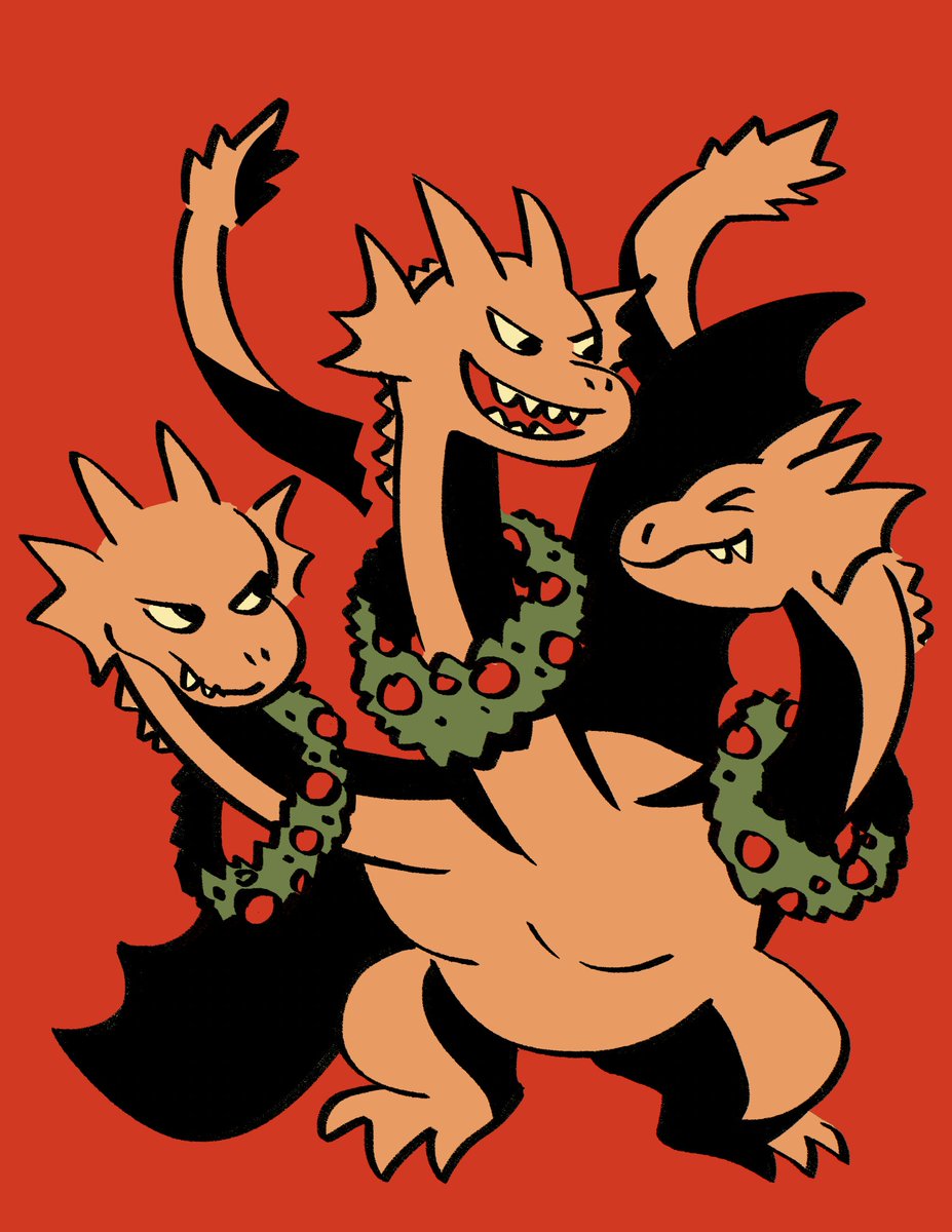 Does Ghidorah get three presents for Christmas or just one? 🤔🤔🤔