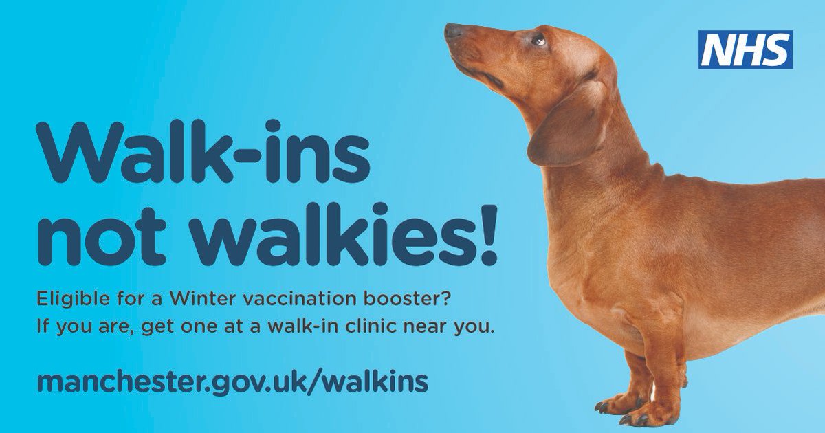 We'll be at the Moss Side Millennium Powerhouse for a free winter wellness clinic from 9am and 1pm on 13 December.

Pop in, warm up, and grab your free booster and flu jabs in time for Christmas. 🎄

Find us at  Raby Street, M14 4SL.

Find out more at manchester.gov.uk/walkins