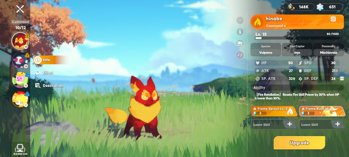 mys_ch_in's tweet image. 動画だと自動初期設定でちょっとザビってるけど解像度上げたら結構綺麗でした✨
御三家進化させてジムリーダー倒すとこまでやった🦾
最近パルワライクばかりでこういうポケモンライクのゲーム久しぶりな感じ❣️
#Kardmi