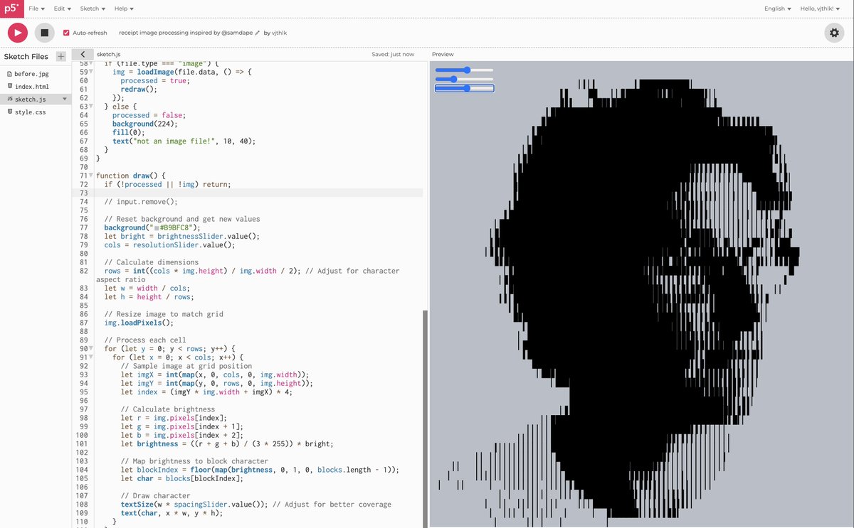 vojta_holik's tweet image. so rad! I had to try recreating the effect in p5js :) editor.p5js.org/vjthlk/sketche…