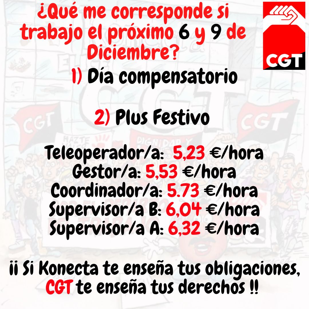 🔴⚫️CGT Informa ⚫️🔴

Que no te líen con los festivos en Andalucía👇👇